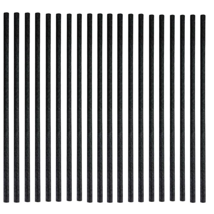 Kinky Pleasure - Wholesale Drinking Straw - Kinky Pleasure - PK006 - Straws Paper Black- 220x6mm - 10-Pack5