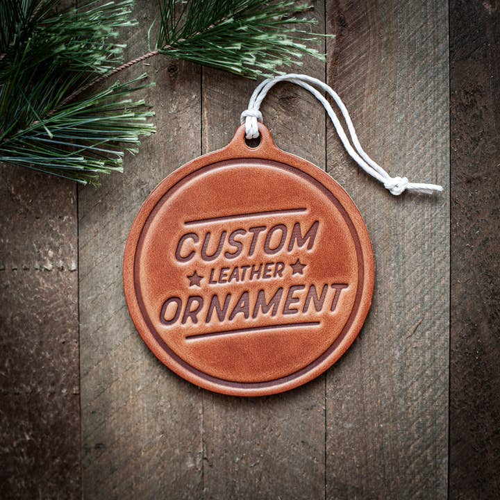 Sugarhouse Leather - Wholesale Ornament - Custom Holiday/Christmas Ornament - SEE DESCRIPTION