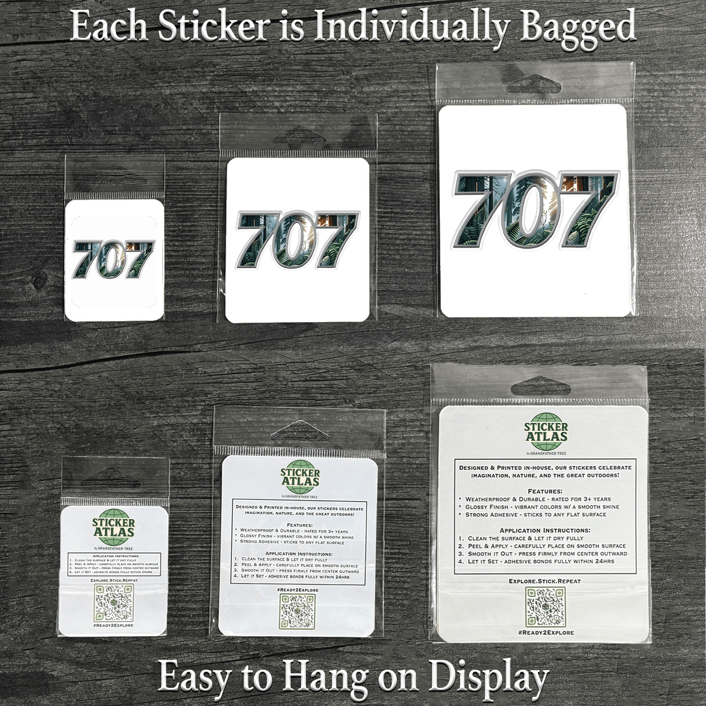 Sticker Atlas - Wholesale Sticker - 707 Sticker1