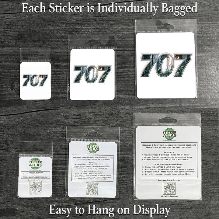 Sticker Atlas - Wholesale Sticker - 707 Sticker1