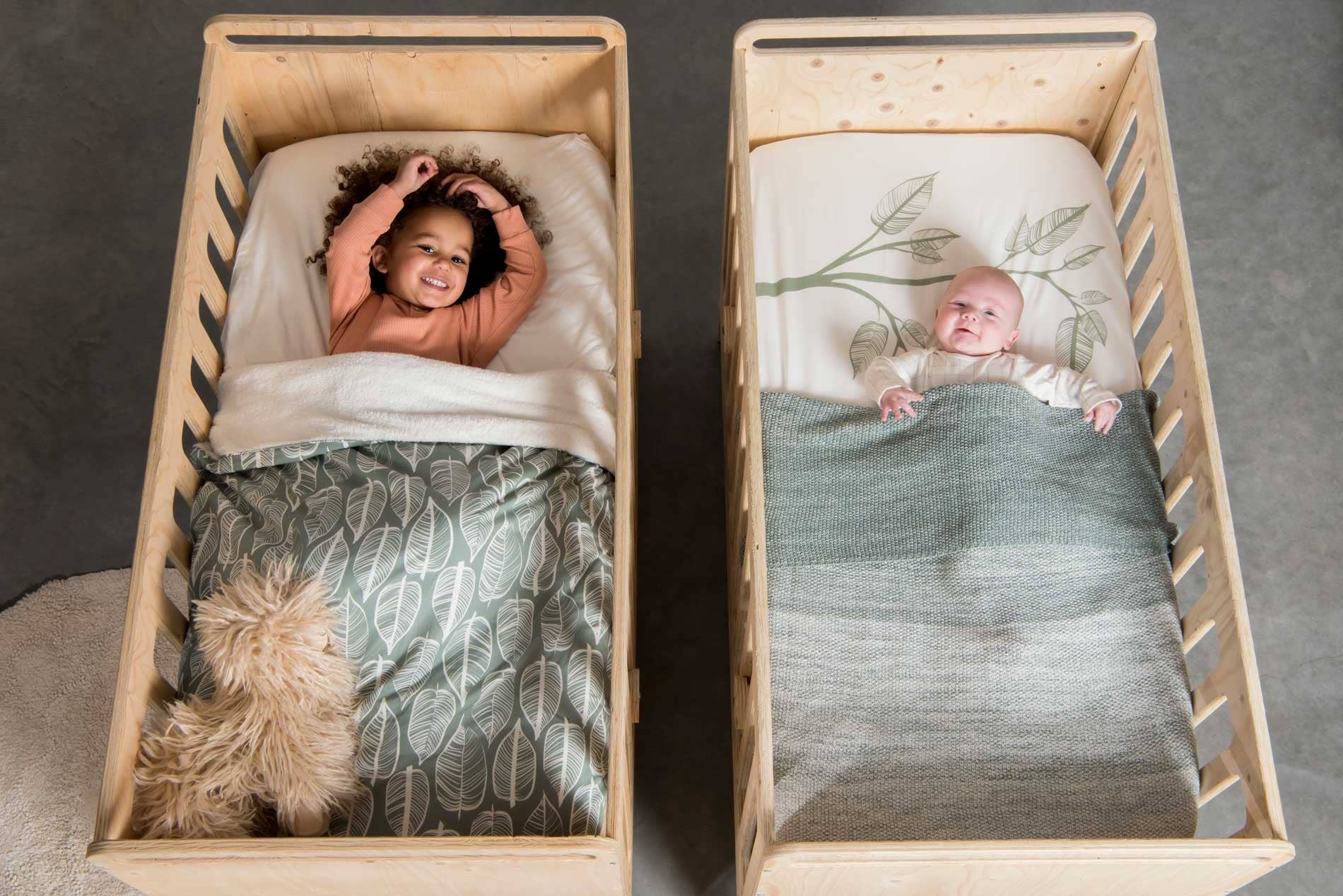 Witlof for kids – Lençol com elástico - Crianças e bebés por atacado – Lençol de baixo 70x145 Beleaf Sage Green0