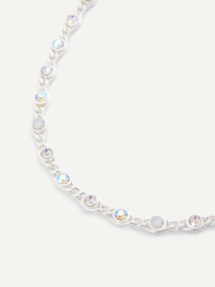 Bracelet de cheville Gemma - Pearl White pour la vente par Melania Clara