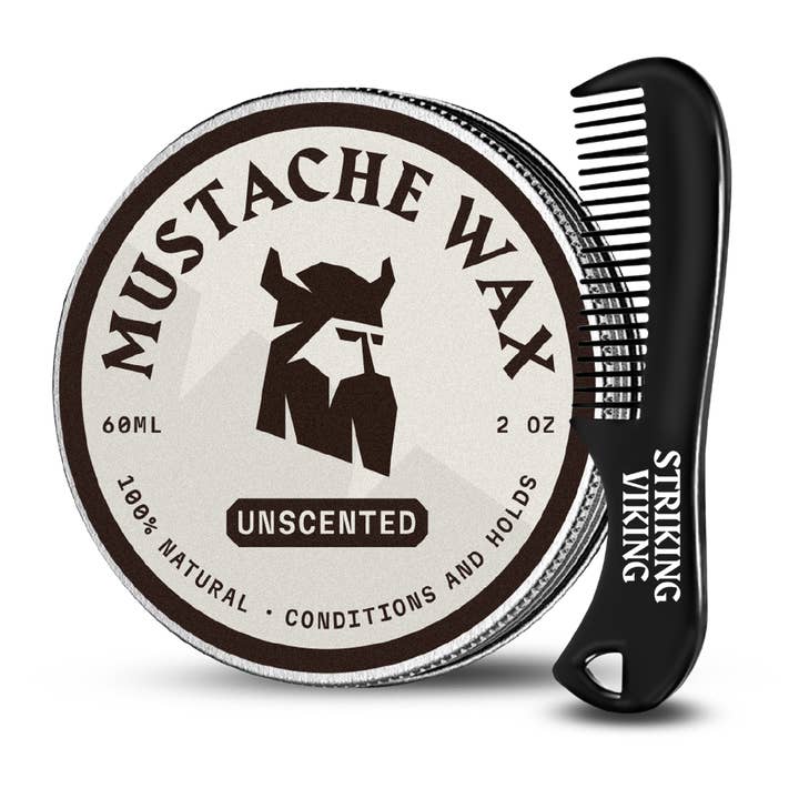 Striking Viking - Wholesale Beard Styling Product - Mustache Wax and Comb