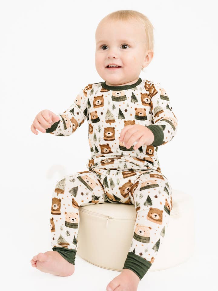 Winter Bears Bamboo Set for wholesale by Little One Shop