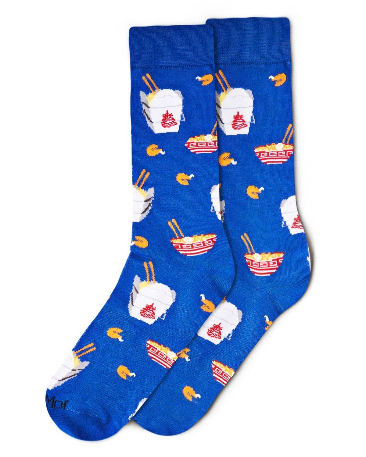 Infinity Classics International Inc. - Wholesale Socks - Men's - MeMoi Let's Order Takeout Bamboo Blend Men's Crew Socks5