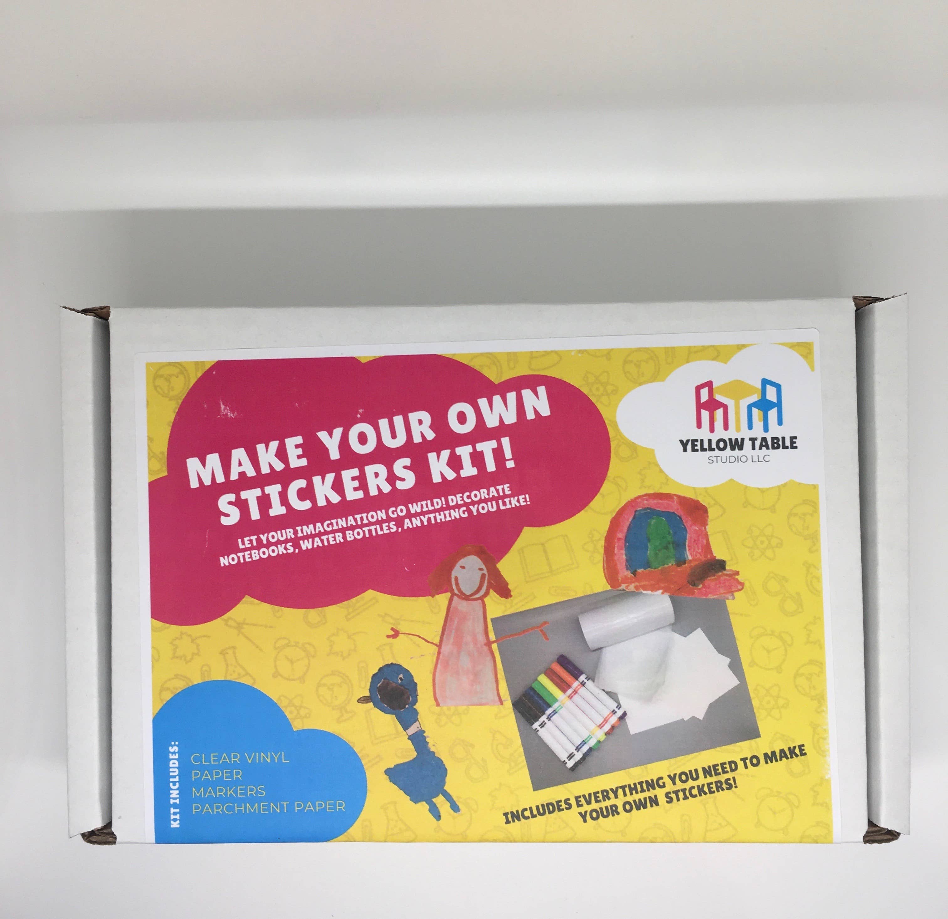 Yellow Table Studio LLC – wholesale DIY craft kit – Child – DIY Custom Sticker Kit1