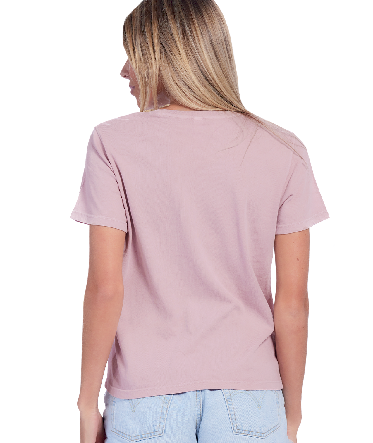 U.S. Apparel - Vente T-shirt – femme - T-shirt à col rond en jersey pour femmes23