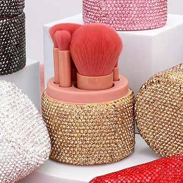 Soporte y brochas de maquillaje portátiles Bling
para venta al por mayor de Sensibling Corp.