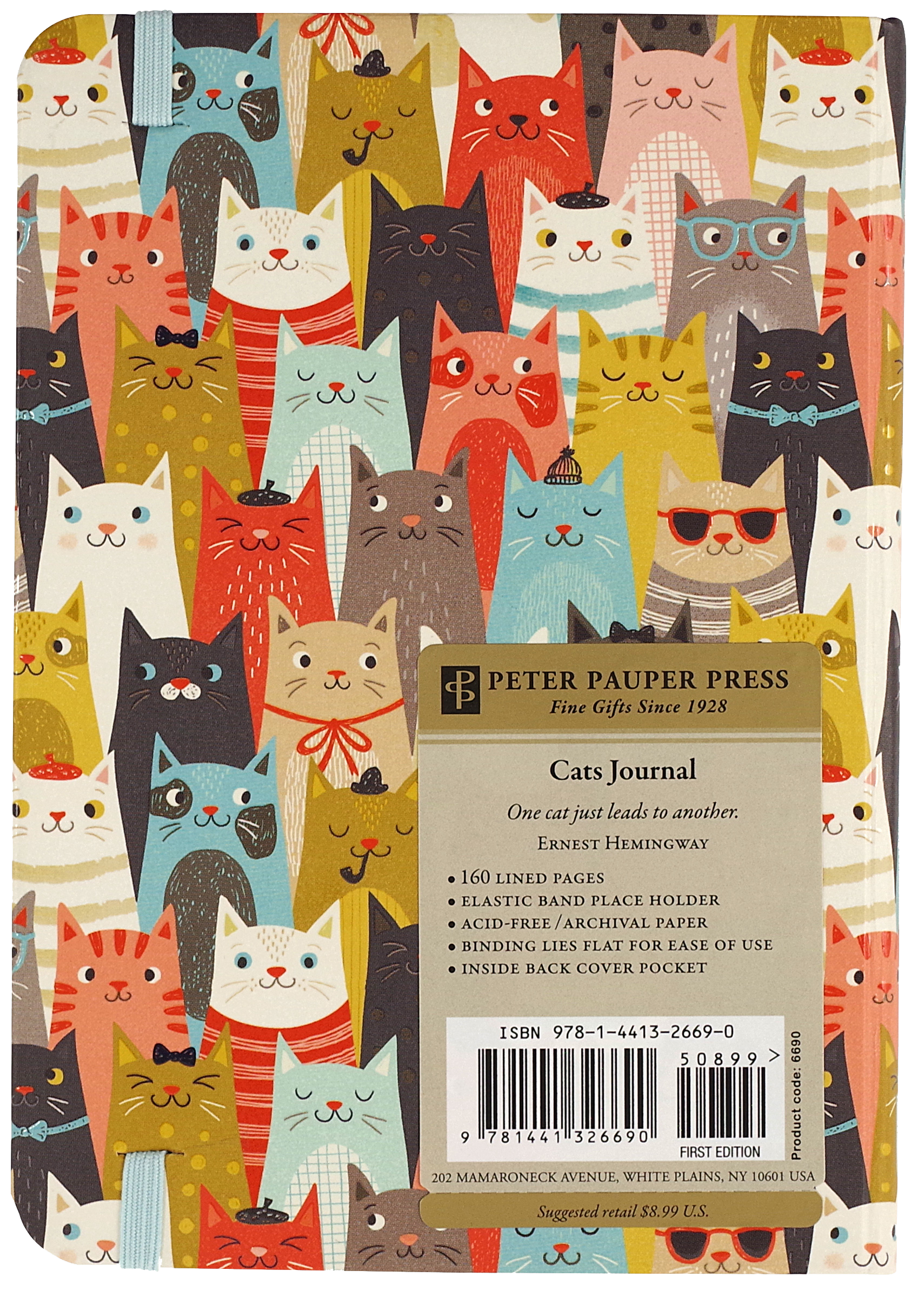 Peter Pauper Press - Wholesale Journal/Diary - Cats Journal2