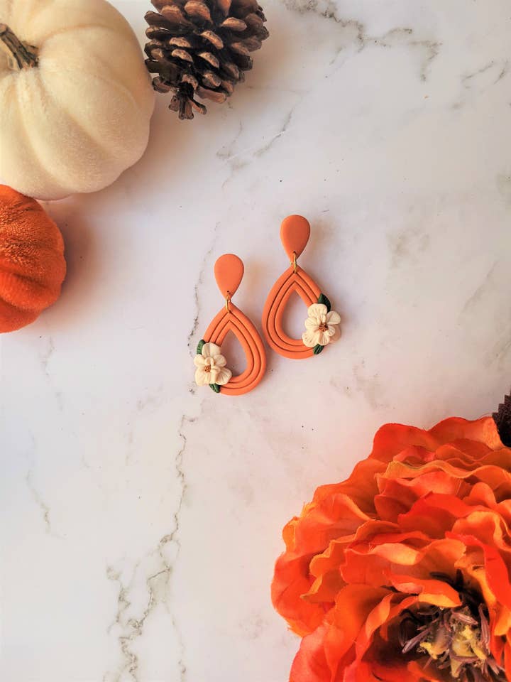 Magnolia Earrings for wholesale by Kraft Kraken