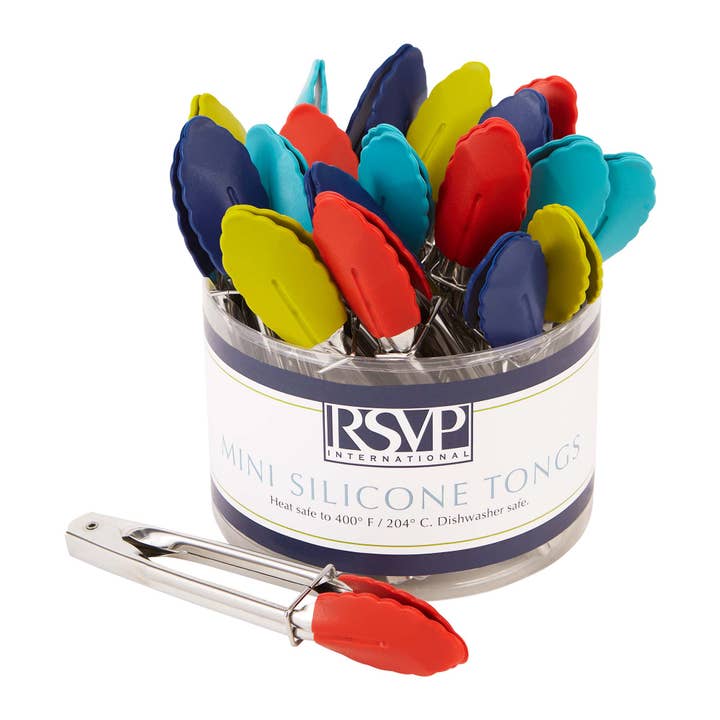 Mini Silicone Tong - 20 PC CDU for wholesale by RSVP International