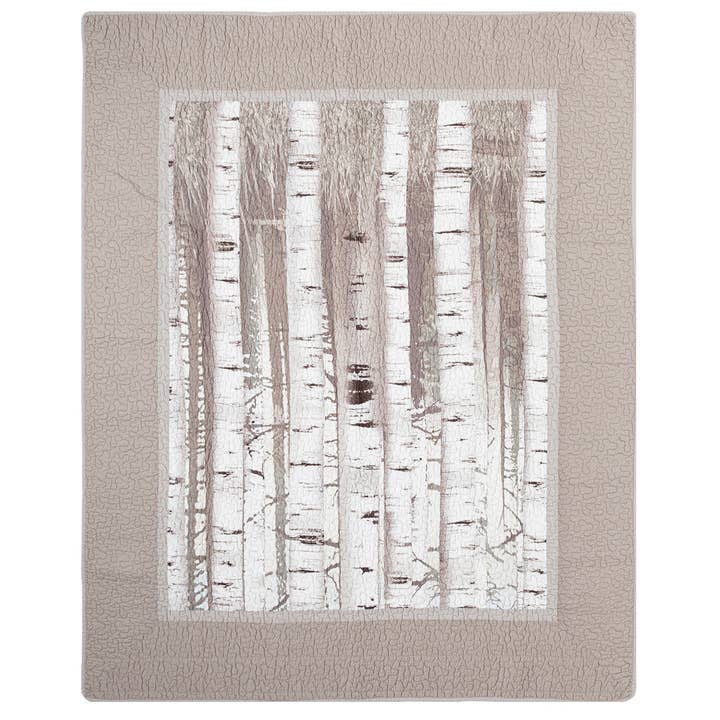 Birch Forest Cotton Throw for wholesale by Donna Sharp