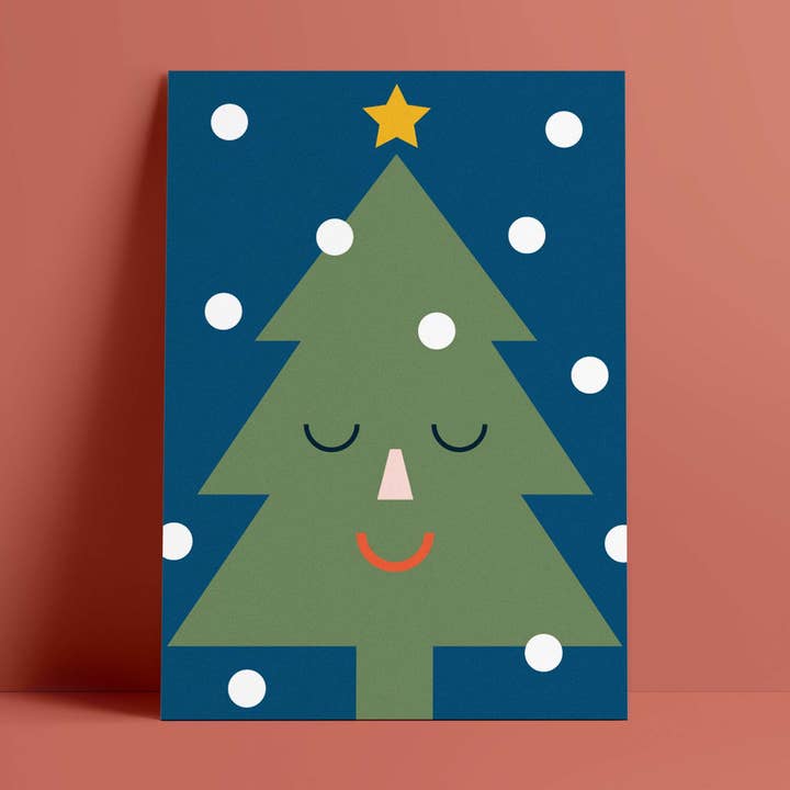 Postkort // Juletræ for engroshandel hos Designfräulein