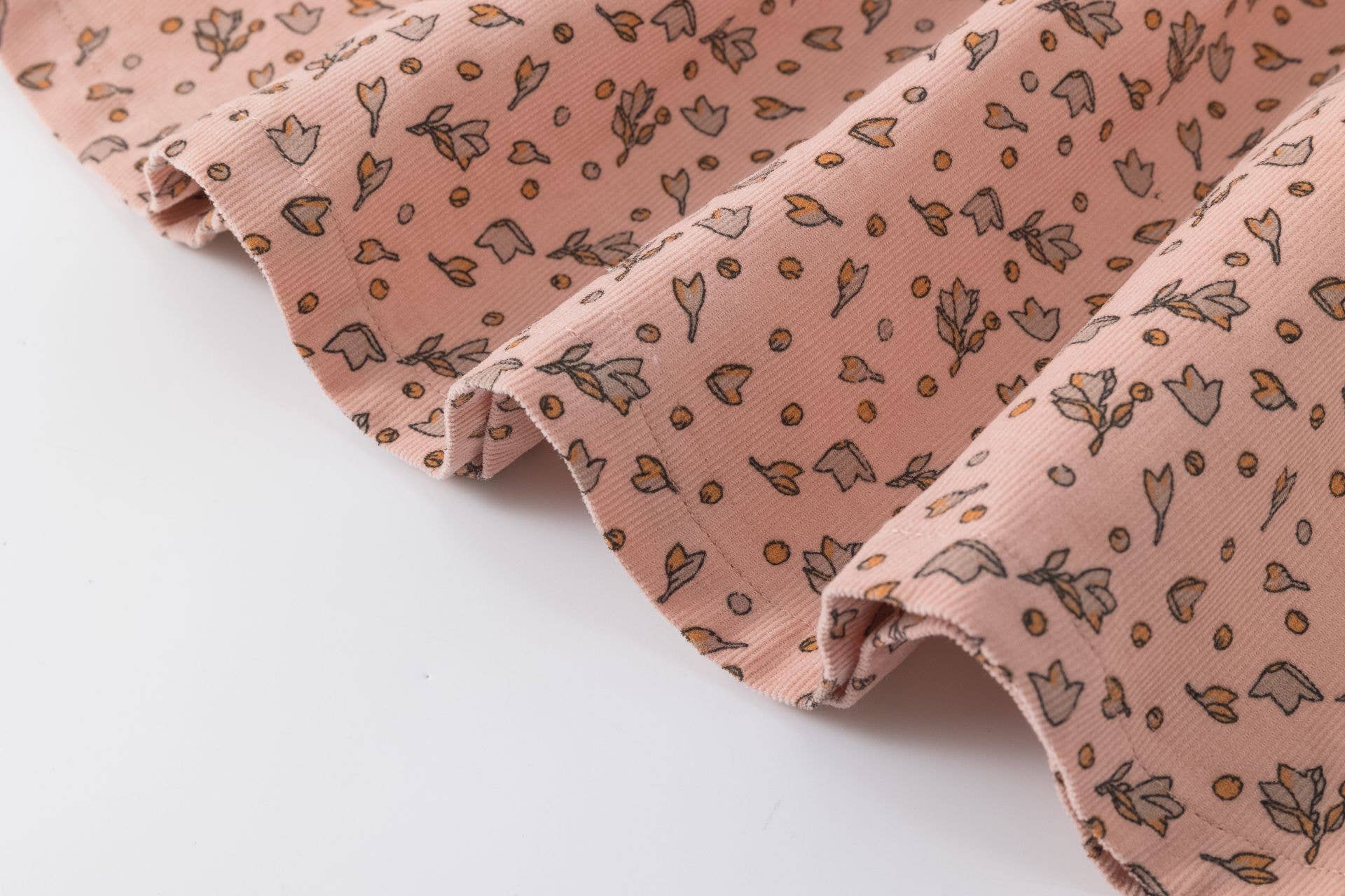 Newness Kids - Wholesale Jurk - Baby - Babyjurk met lange mouwen van micro-corduroy voor meisjes BGI955324