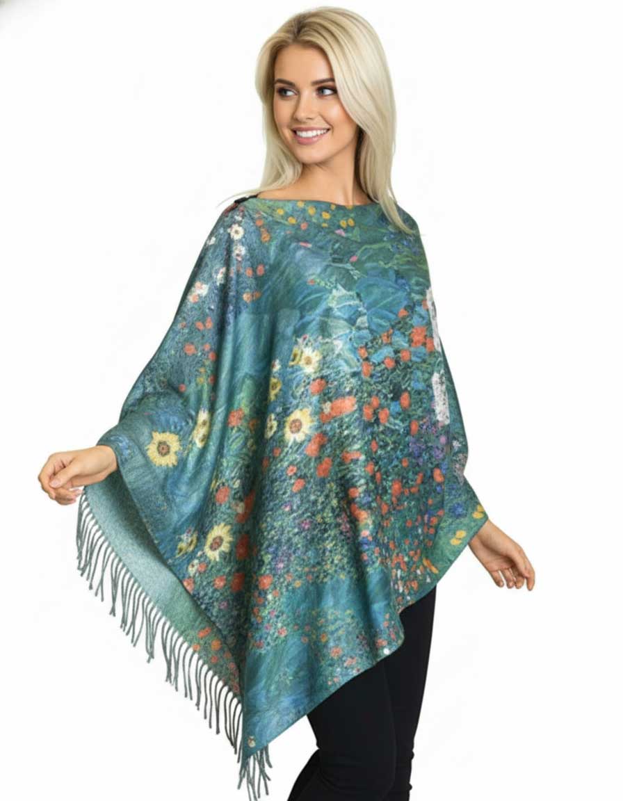 The Magic Scarf Company - Wholesale Wrap - Women's - 3180 - Sueded Art Design Button Shawls 4
