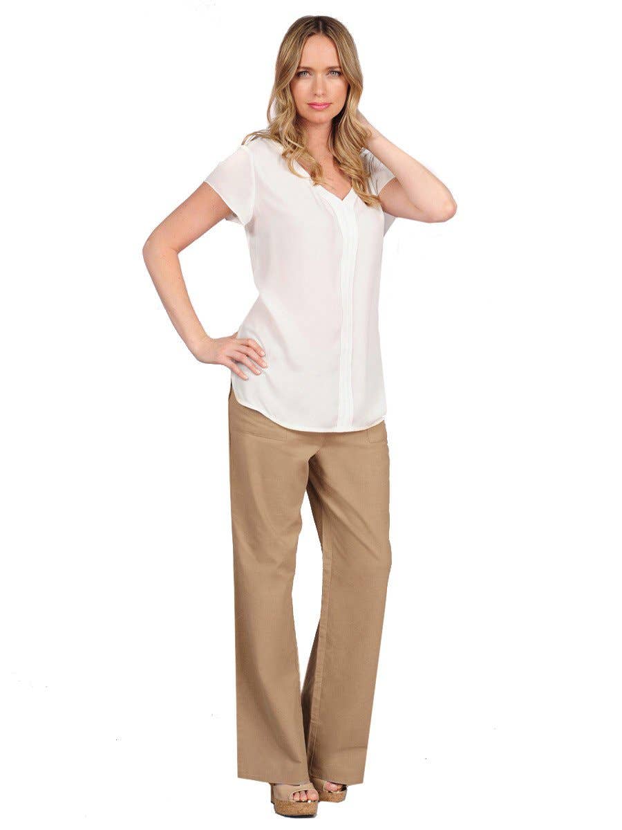 TINA Stephens Italy/Tees By Tina - Wholesale Pants - Women's - Natalie Linen Pant (CSPAN03)0