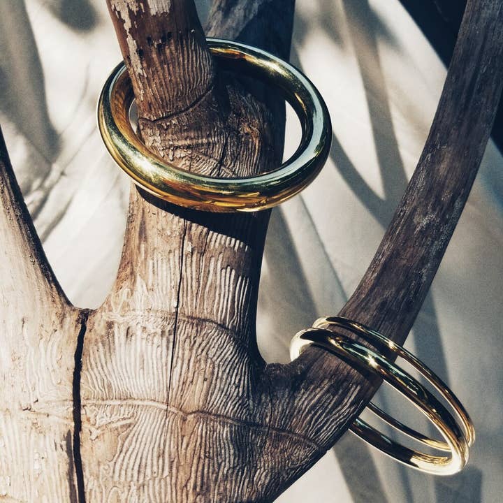 Bisjoux - Wholesale Jewelry Set - Brass simple Simplicity Bangle bracelet Set