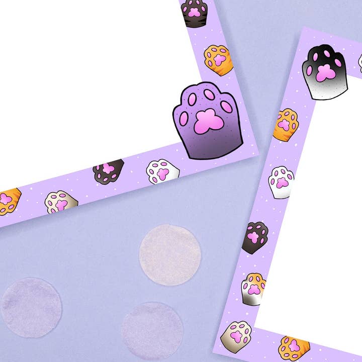 LorenaxAngelina - Wholesale Notepad - Cat Paw Notepad/Cute Kawaii Toes Sweet2