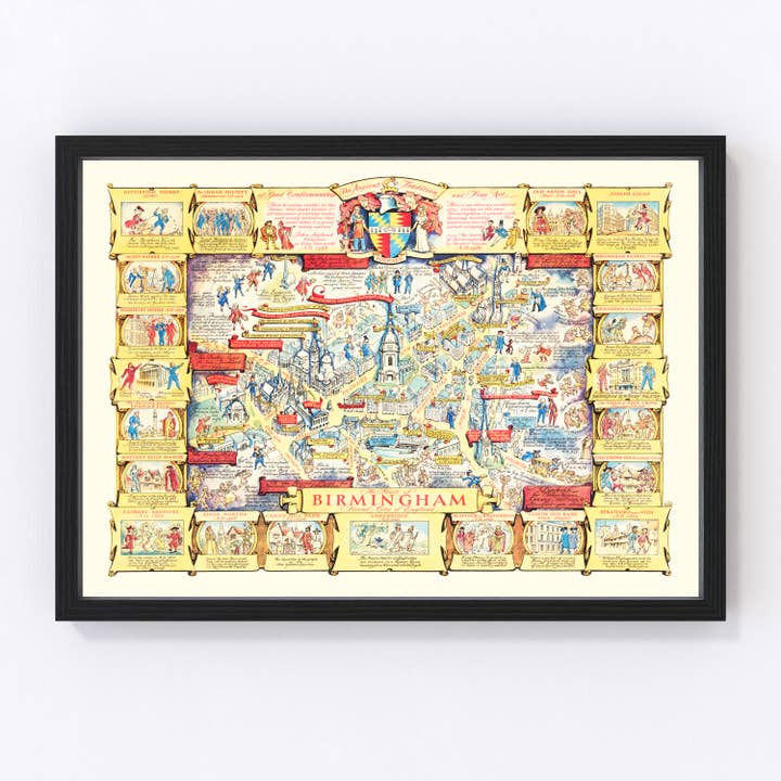 Vintage Map of Birmingham, England 1940 and other Purchase Wholesale birmingham. Free Returns & Net 60 Terms on Faire trending on Faire.
