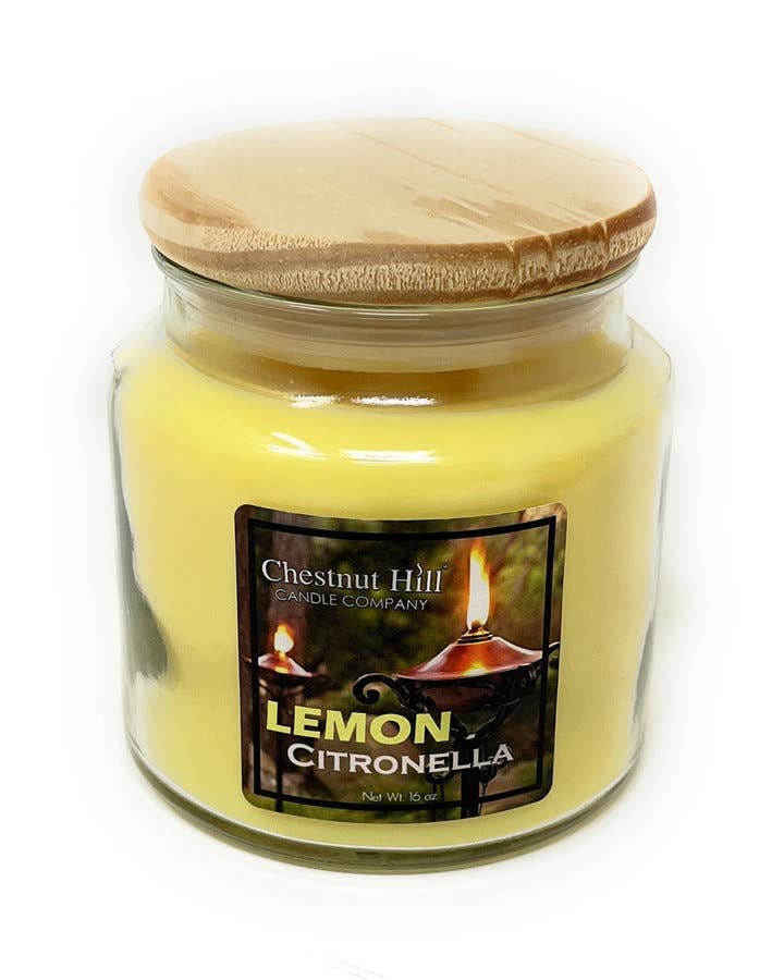 Candle Warmers Etc. Duftlampen & Kerzen - Wholesale Jar/Filled Candle - CHESTNUT HILL Candles Scented Candle Lemon Citronella 510g