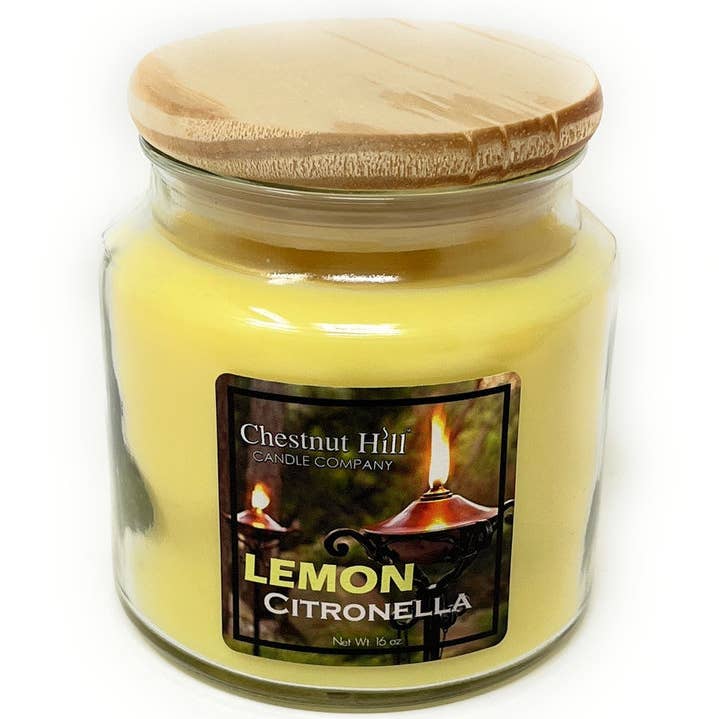 Candle Warmers Etc. Duftlampen & Kerzen - Wholesale Jar/Filled Candle - CHESTNUT HILL Candles Scented Candle Lemon Citronella 510g0