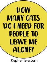 MAGNET: How many cats for wholesale by Ephemera