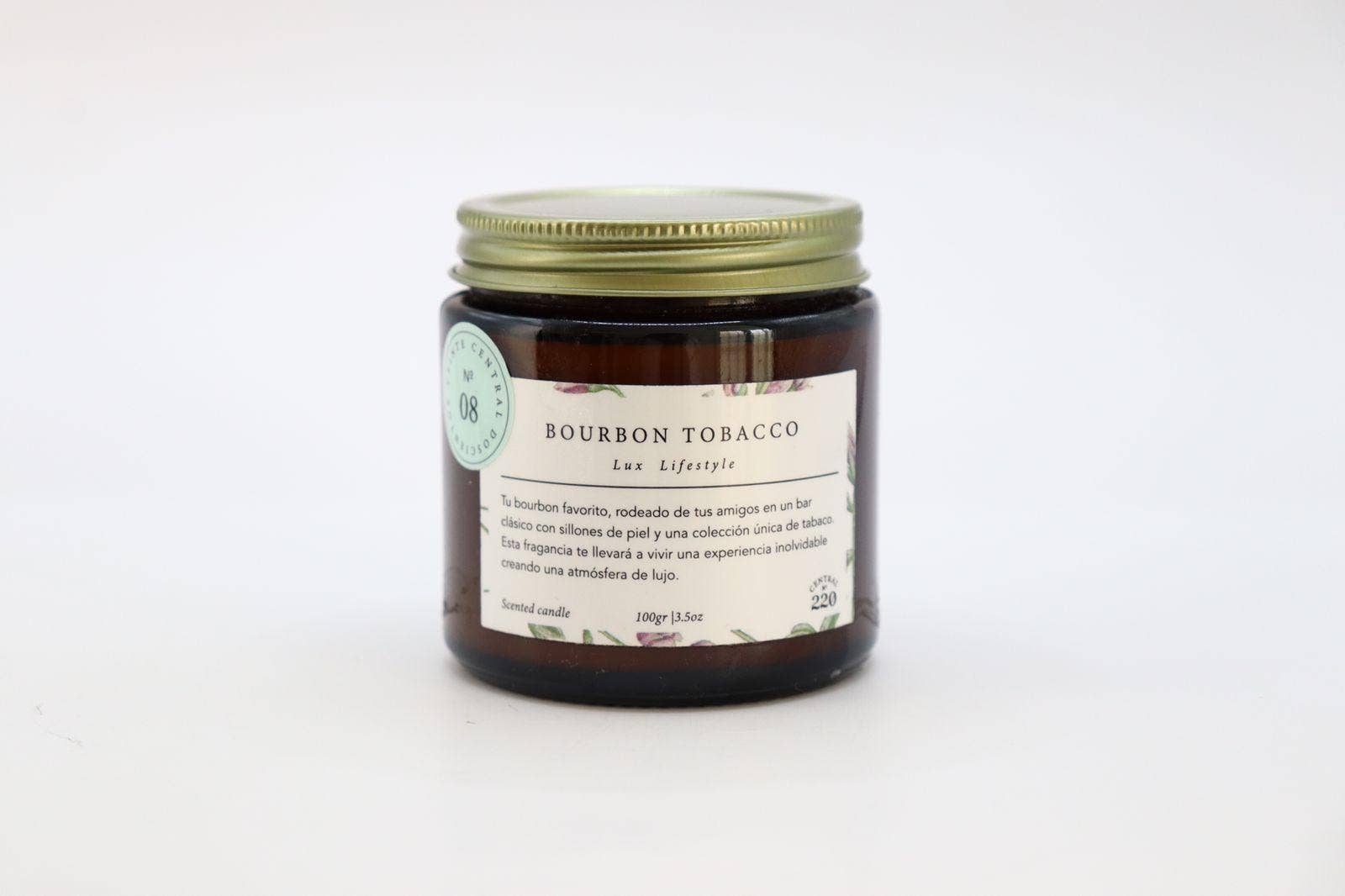 Central 220 - Wholesale Jar/Filled Candle - 08 | Empower |  Bourbon Tobacco | Scented Candle2