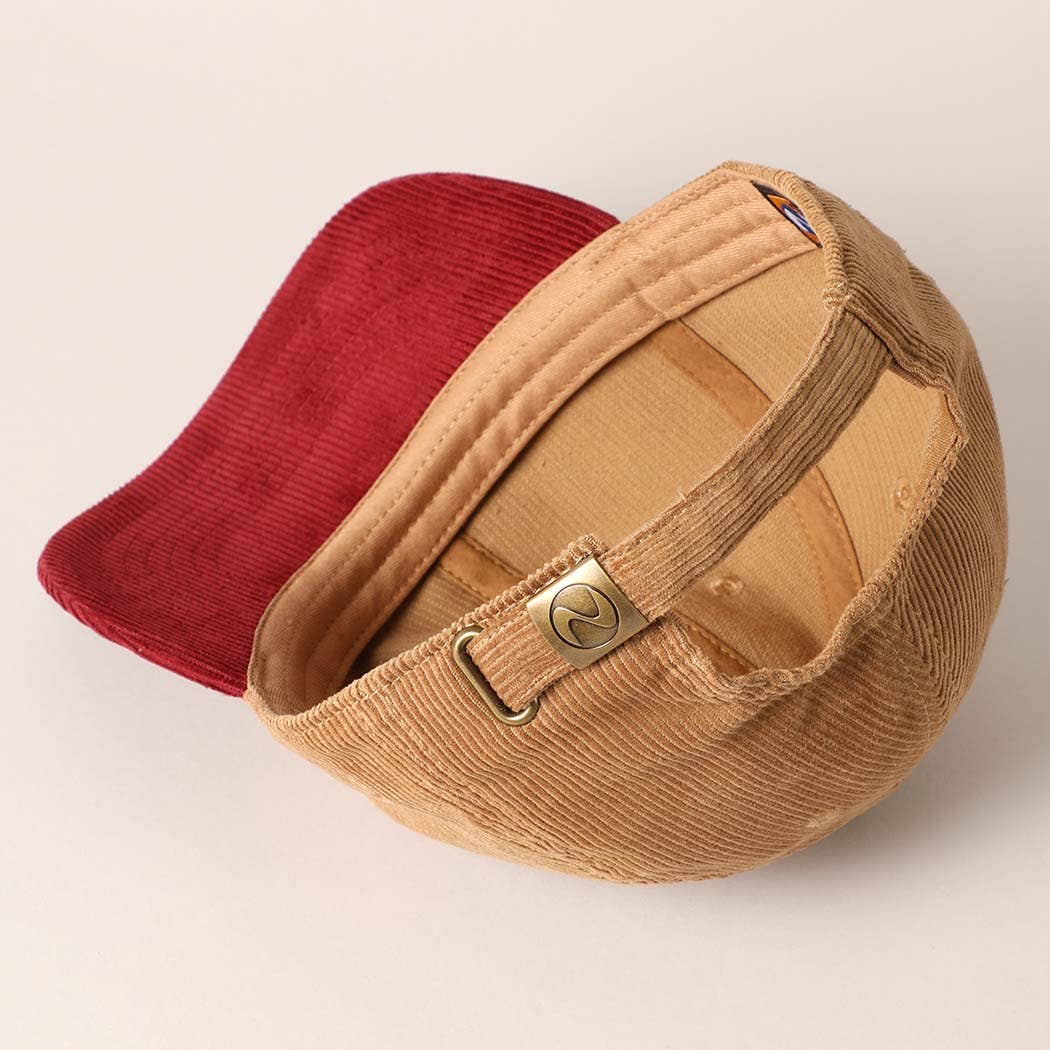Fashion City - Wholesale Baseball Cap - Unisex - Corduroy Two-Tone Adjustable Baseball Cap18