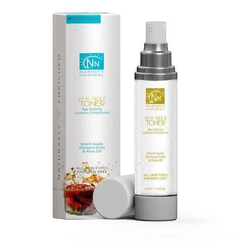 24 kt Gold Toner for wholesale by Nardo’s Natural Organic Skin Care