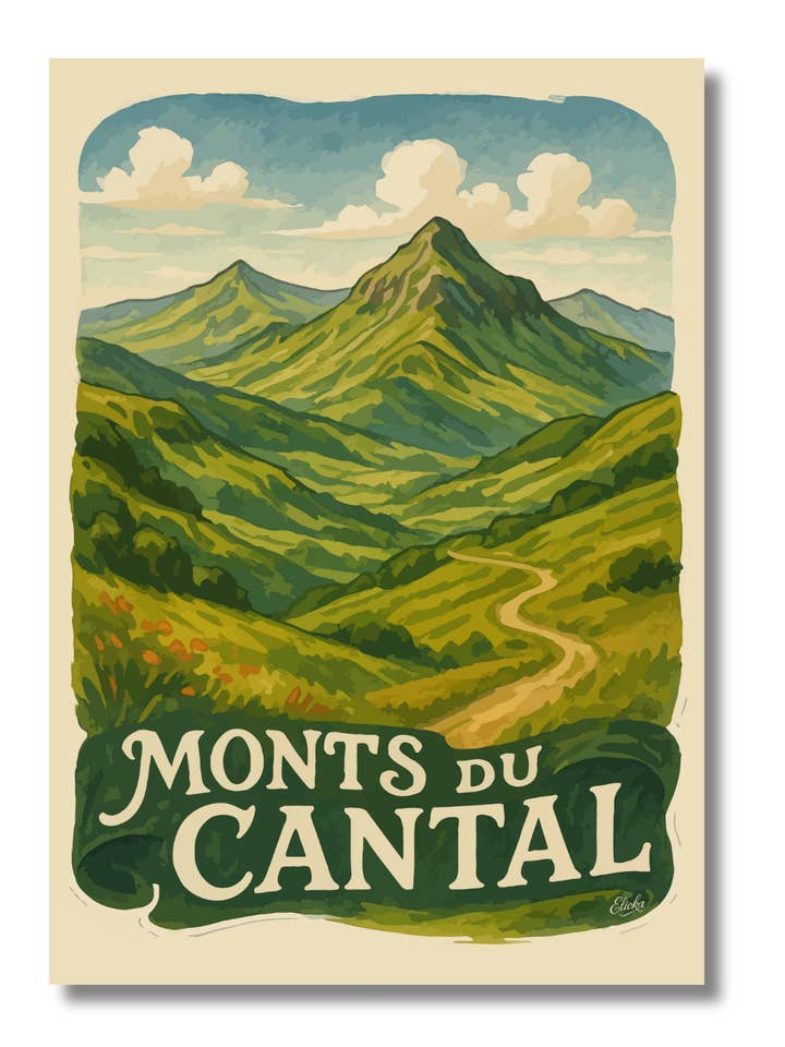 Display Monts du Cantal for wholesale by ELIOKA