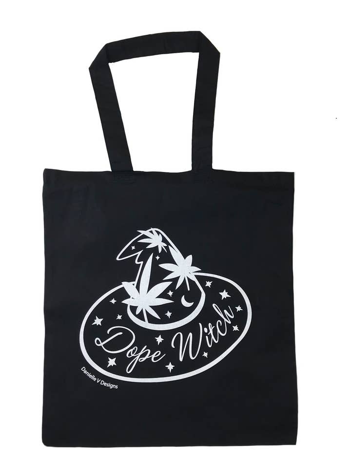 Dope Witch Tote Bag for wholesale by Danielle V Designs