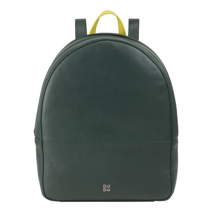 Mochila de cuero para mujer Dudu con doble cremallera Mangrove para venta al por mayor de dudu