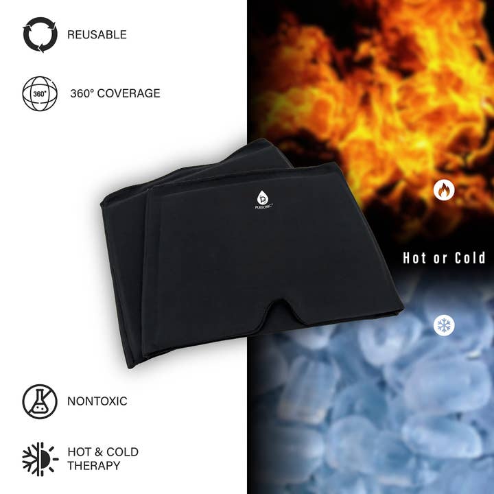 Pursonic - Wholesale Hot/Cold Compress - Reusable Hot and Cold Gel Ice Head Wrap