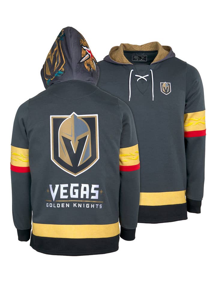 FE - Wholesale Hoodie - Men's - Vegas Golden Knights Lace-Up Hoodie