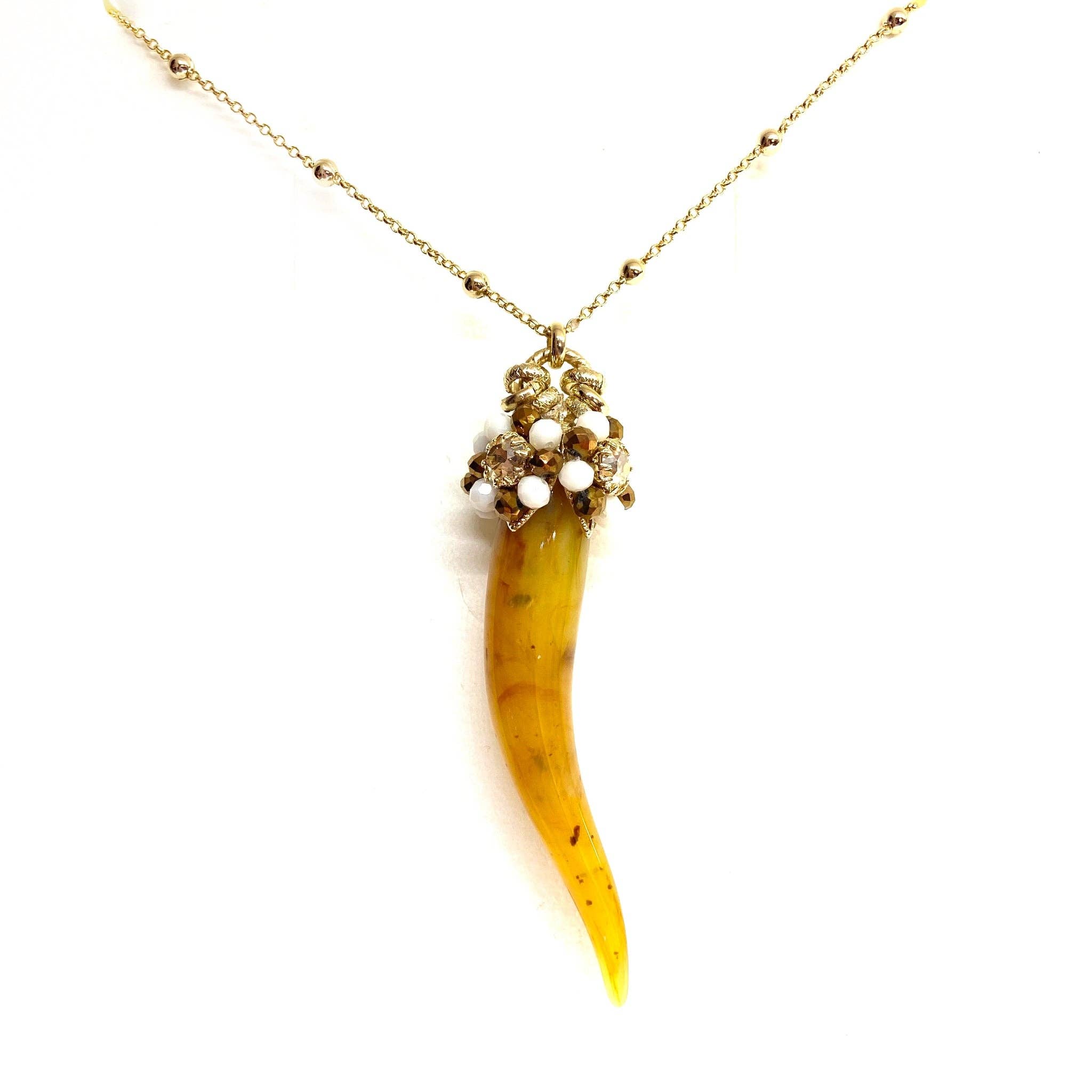 DITTA Alessandra Avallone - Wholesale Pendant/Charm Necklace - Horn necklace1