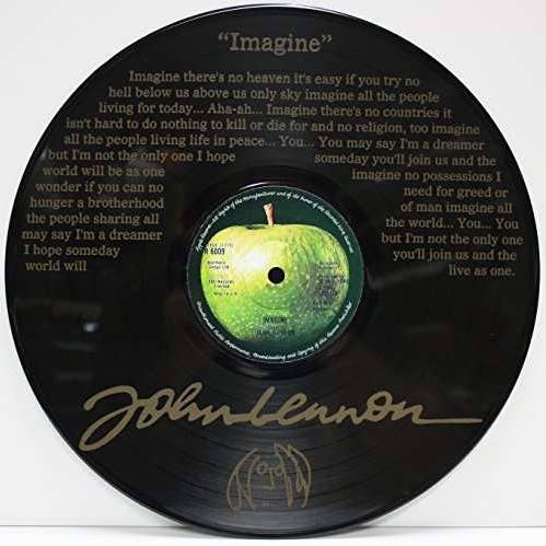 John Lennon Imagine Ltd Edition Vinyl Lp Record Laser Etched for wholesale by Gold Record Outlet