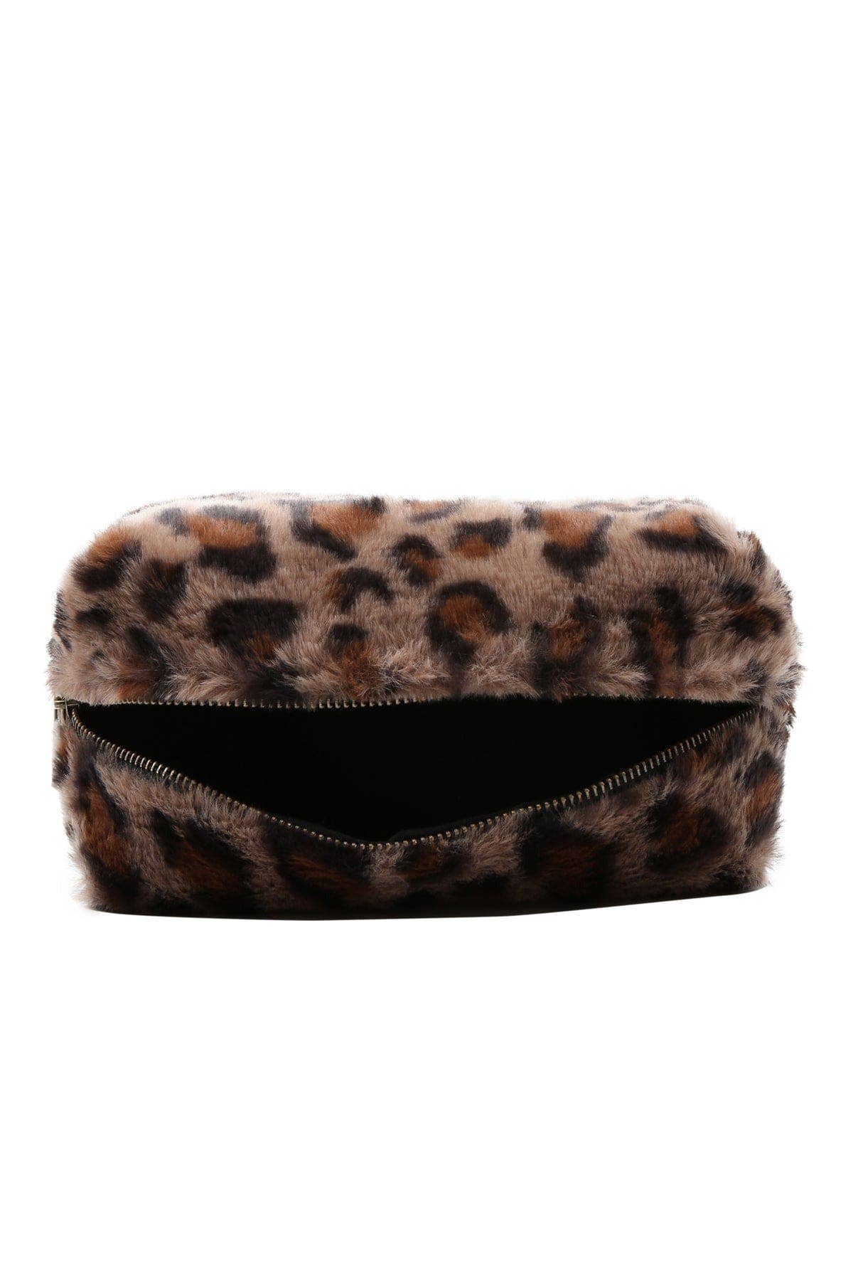 MiMi Wholesale - Wholesale Makeup/Cosmetic Bag - JBG311 Faux Fur Leopard Pouch5