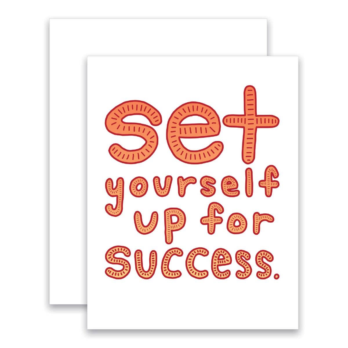 Cat Snapp Studio - Wholesale Everyday Greeting Card - Set For Success Greeting Card0