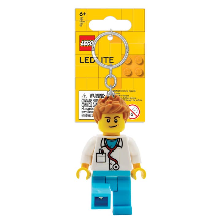 Santoki LEGO Lights - Wholesale Keychain - Unisex - LEGO Medical Professionals LED Keychain 16ct Merchandiser1
