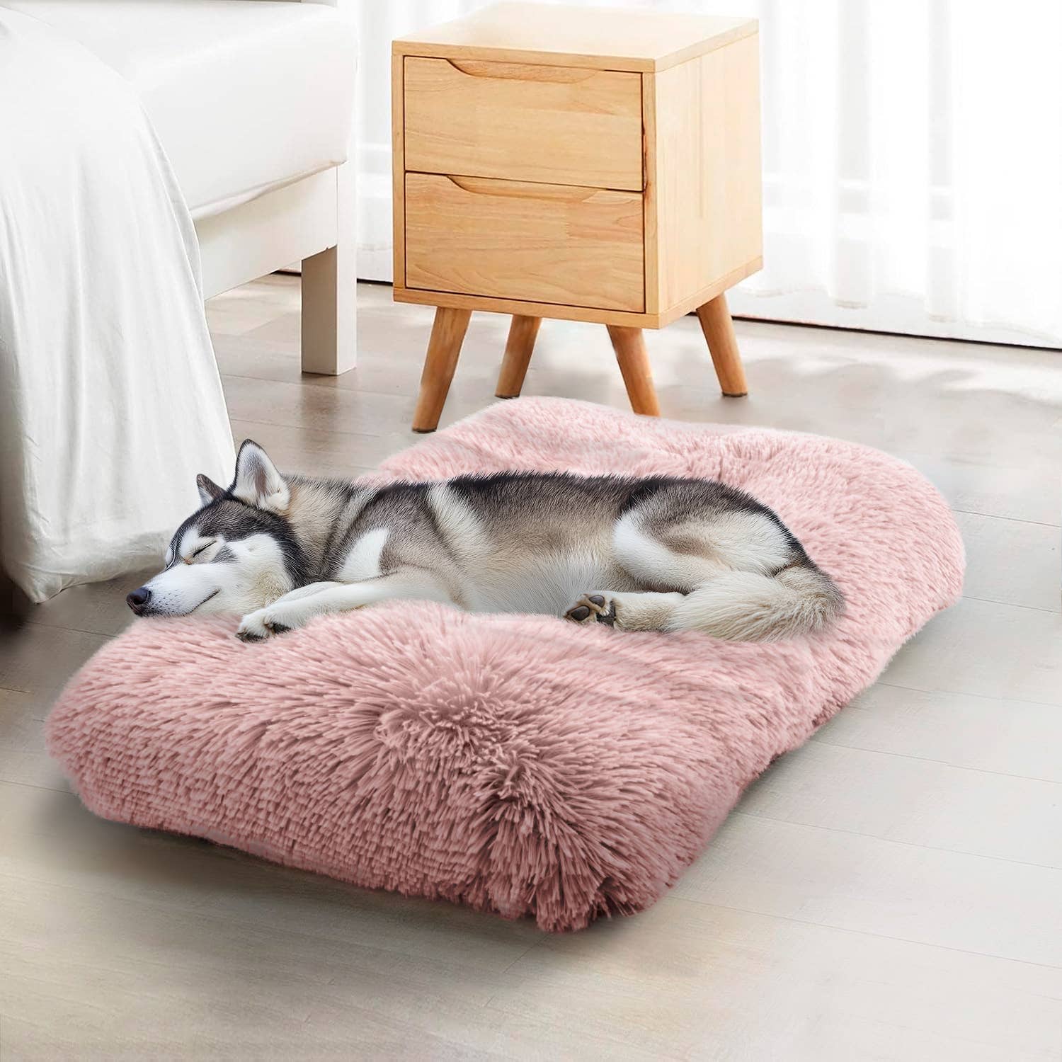 Precious Tails - Wholesale Pet Bed - Cat/Dog - Precious Tails Eyelash Faux Fur Tufted Mat16
