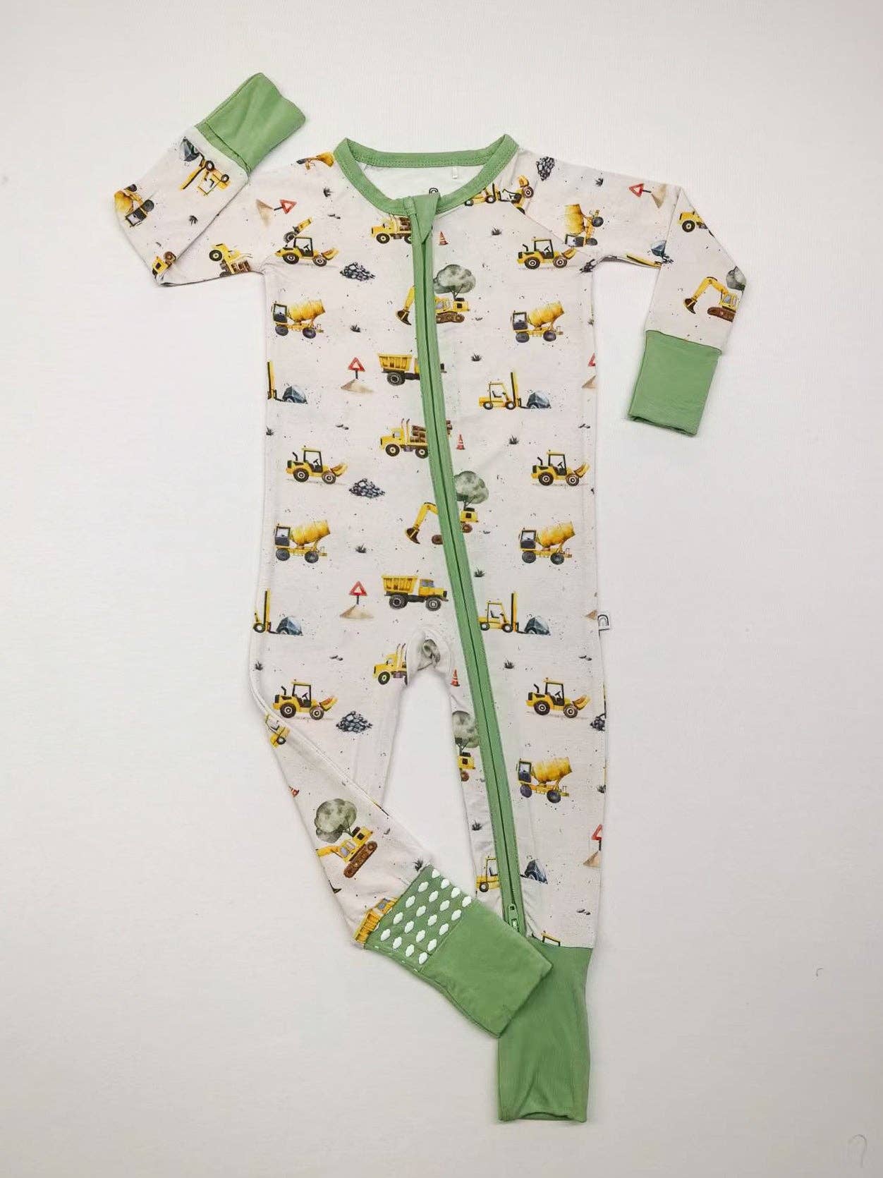 Stay Dreamy - Wholesale Sleepsuit - Baby - Zippy - Diggers & Movers