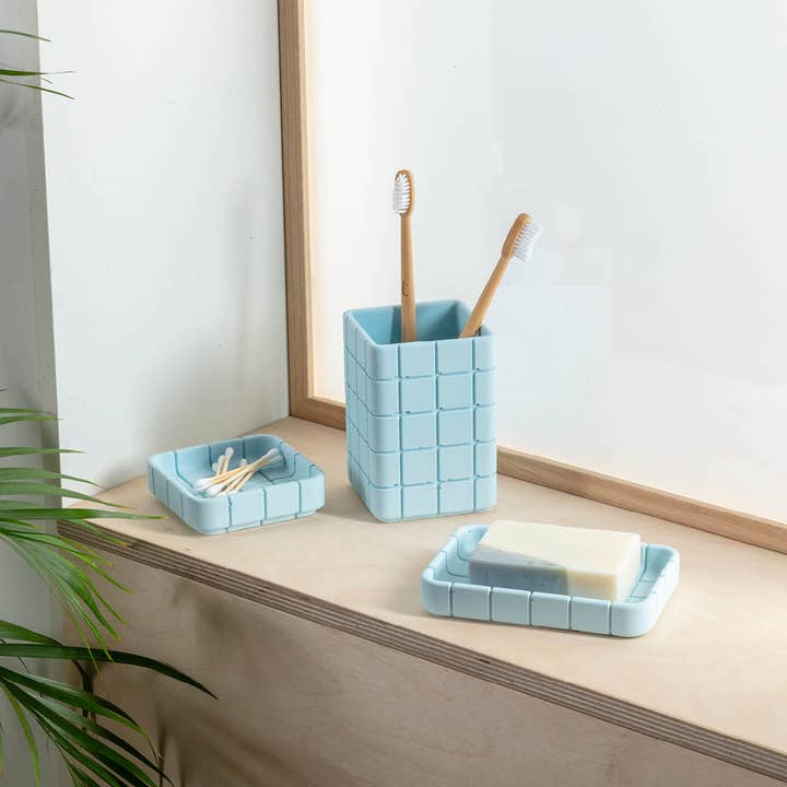 Block Design - Wholesale Toothbrush Holder - Tile Toothbrush Holder