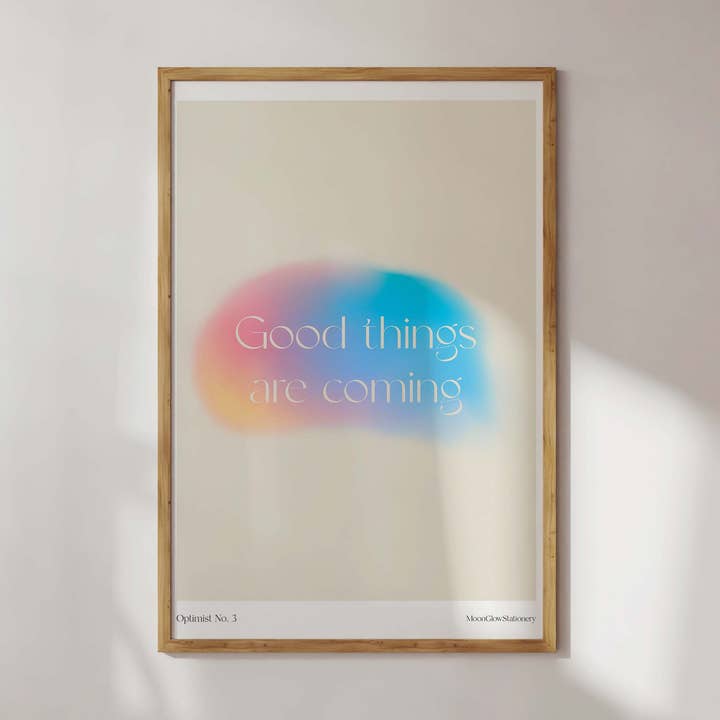 Impression d'art positive Optimist No. 3 pour la vente par MoonGlowStationery