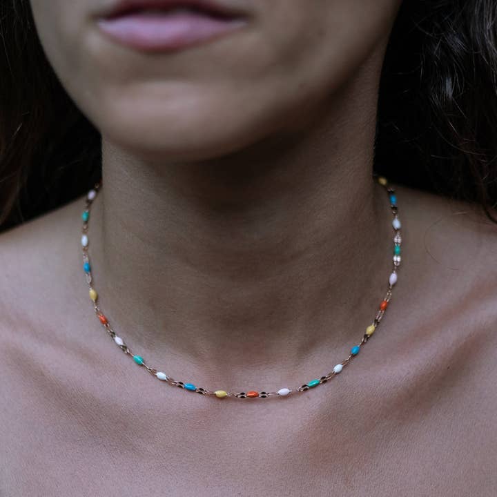 Faya & Co. - Wholesale Beaded/pearl necklace - Gema Colorful Beaded Necklace2