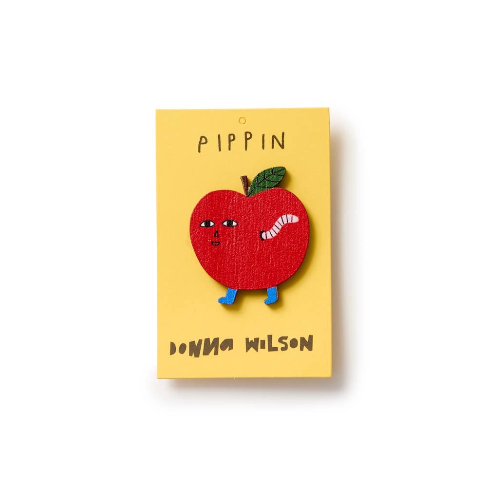 Donna Wilson – Großhandel Broschen – Pippin Anstecknadel aus Holz0