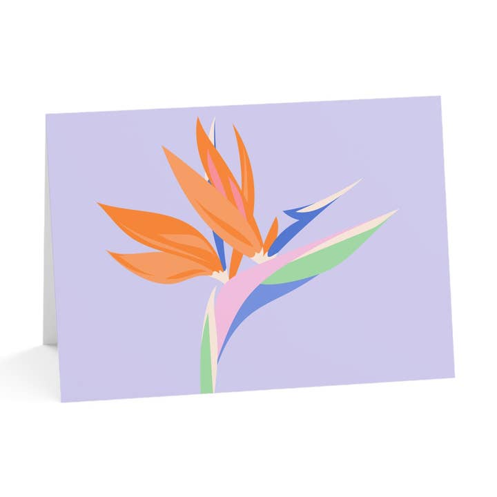 Tropical Flowers Greeting Cards - Birds of Paradise for wholesale by DANESSA