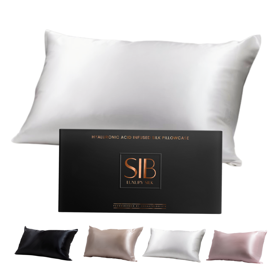 Sleep In Beauty – wholesale Bedding pillowcase/sham – SIB® Hyaluronic acid infused silk pillowcase 2