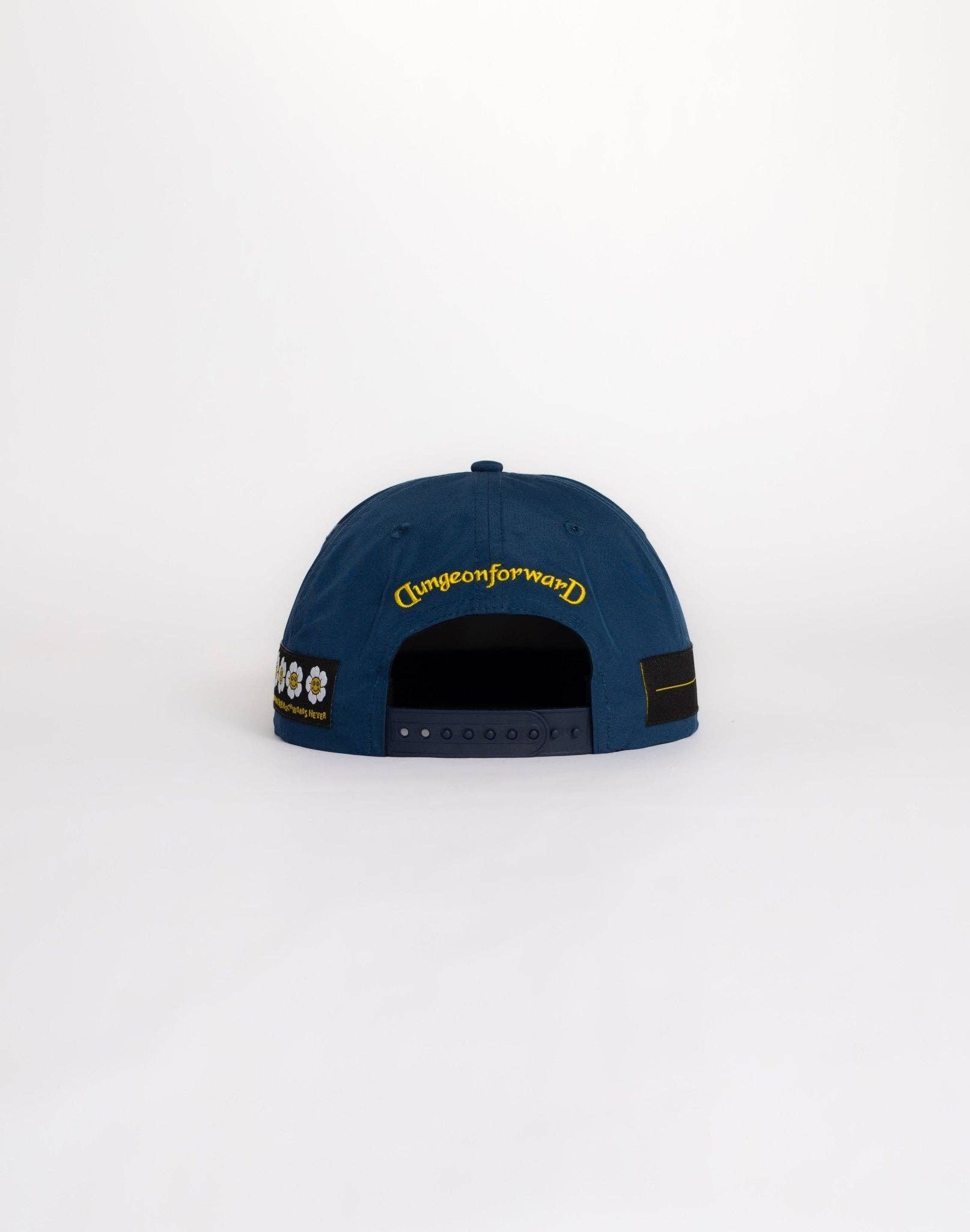 Dungeon Forward - Wholesale Flat Brim Cap - Unisex - WTLB - Outchea Thriving - Blue3