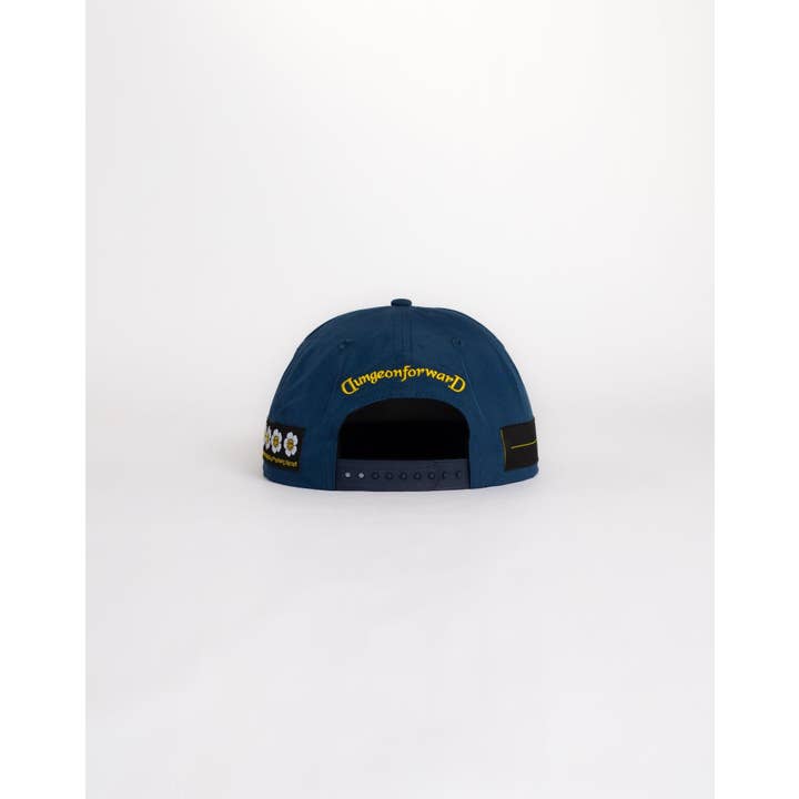 Dungeon Forward - Wholesale Flat Brim Cap - Unisex - WTLB - Outchea Thriving - Blue3