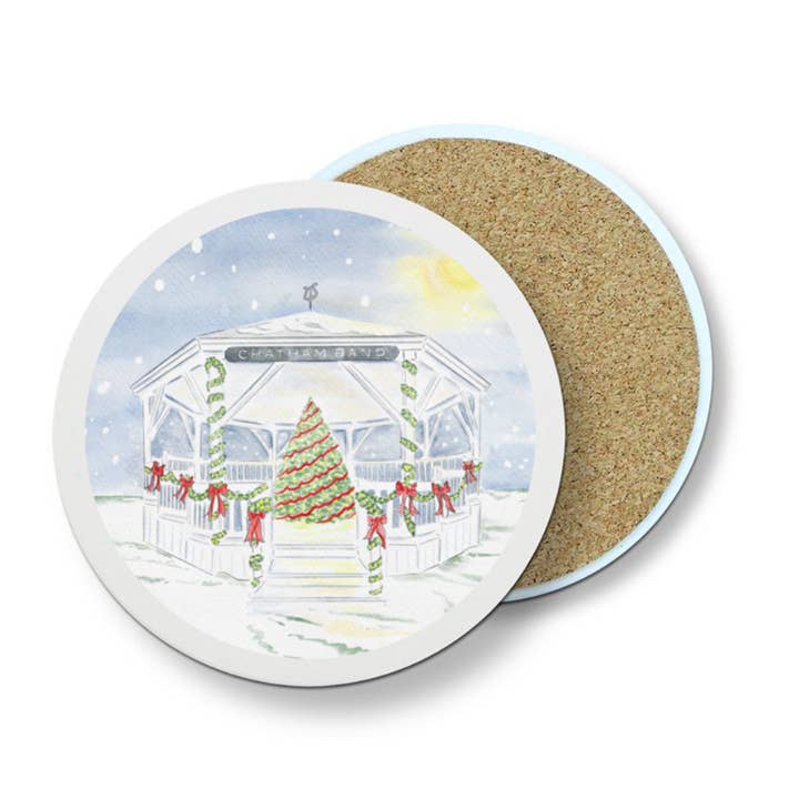 Chatham Band Christmas Absorbent Stone Coasters - Set of 4 for wholesale by WonderfullyWrittenCo